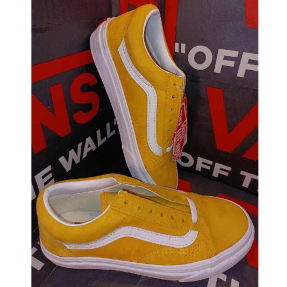 VANS Old Skool Pig Suede Mango Mojito/True White Men's 3.5/Women's 5 VN0A4BV5V77
